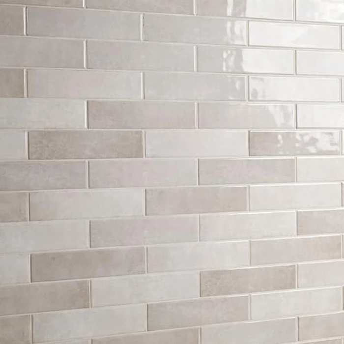 M S International Renzo Sterling 3 Inch x 12 Inch Glossy Ceramic Subway Tile for Bathroom, Kitchen Backsplash, Accent Wall, and Shower - GRAY-LIGHT by MSI - Image 4