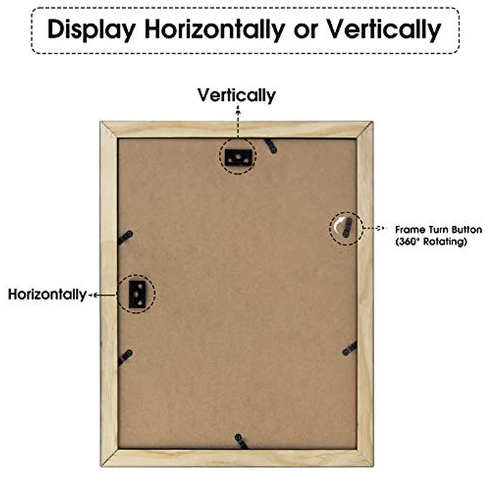 Golden State Art, 11x14 Diploma Frame for 8.5x11 Document & Certificates with Mat, Or 11x14 Without Mat, Real Glass, Double Mat (Black with White/Black, 1 Pack, Solid Wood) by Golden State Art - Image 6