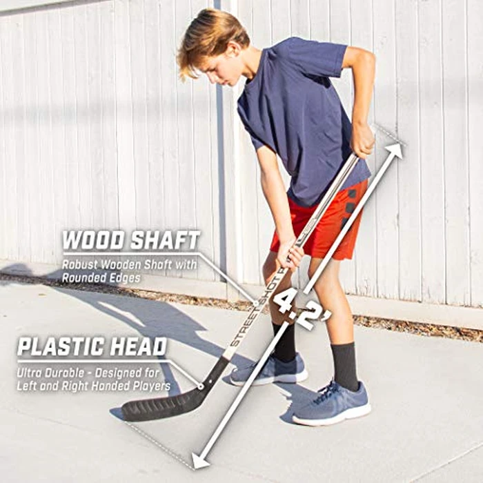 GoSports Hockey Street Set - Includes Pop-Up Goal and 2 Hockey Sticks with 2 Balls by GoSports - Image 3