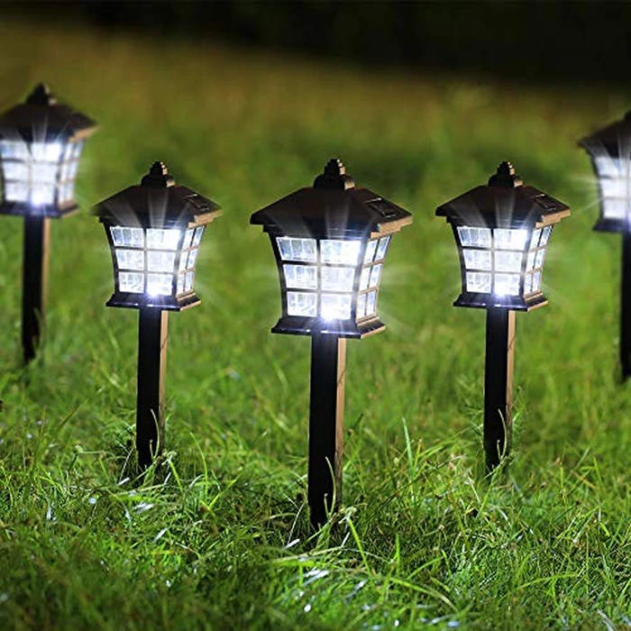 Twinkle Star 6 Pack Solar Pathway Lights Outdoor Solar Garden Lights Solar Powered Landscape Lighting for Yard Patio, Garden, Walkway by Twinkle Star - Image 2