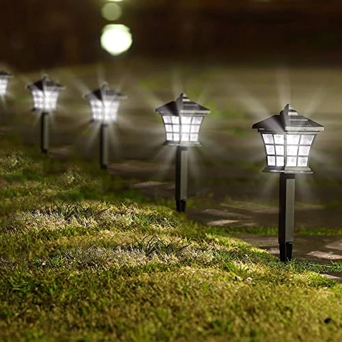 Twinkle Star 6 Pack Solar Pathway Lights Outdoor Solar Garden Lights Solar Powered Landscape Lighting for Yard Patio, Garden, Walkway by Twinkle Star - Image 5