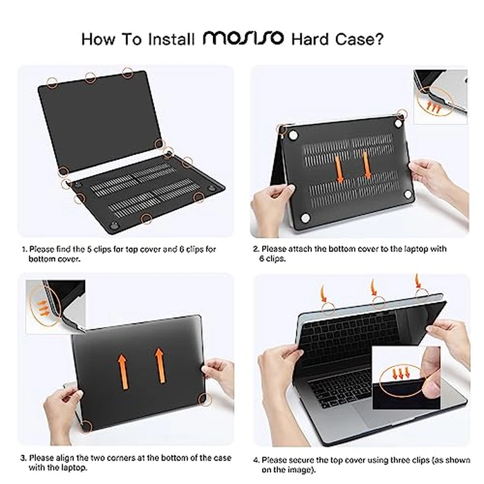 MOSISO Compatible with MacBook Air 15 inch Case M5 2026 M4 2025 M3 M2 2024 2023 A3448 A3241 A3114 A2941, Hard Shell&Keyboard Cover&Screen Film&Type C, Great for Study Travel Work, Pastel Blue by MOSISO - Image 3