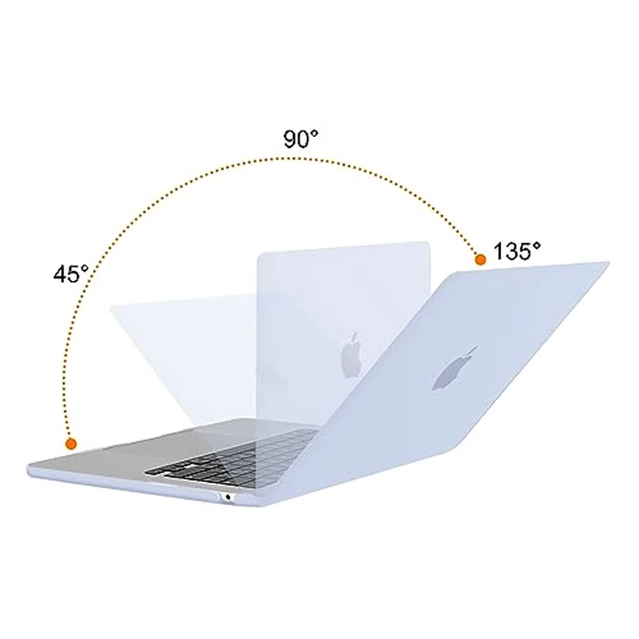 MOSISO Compatible with MacBook Air 15 inch Case M5 2026 M4 2025 M3 M2 2024 2023 A3448 A3241 A3114 A2941, Hard Shell&Keyboard Cover&Screen Film&Type C, Great for Study Travel Work, Pastel Blue by MOSISO - Image 4