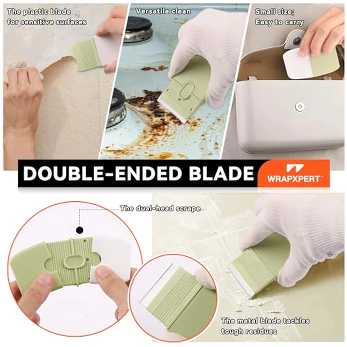 WRAPXPERT Peel and Stick Wallpaper Tools,Wallpaper Smoothing Tool Kit with Smoother,Edge Guider,Paste Brush for Backsplash Tile,Contact Paper by WRAPXPERT - Image 6