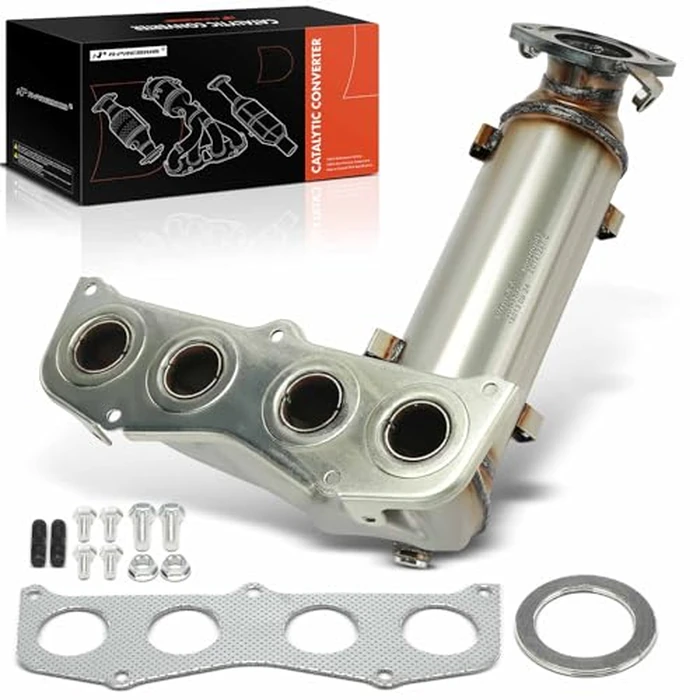 A-Premium Front Exhaust Manifold Catalytic Converter with Gasket Kit Direct-Fit Compatible with Toyota Camry 2007 2008 2009 2010 2011, 2.4L, E.P.A. Compliant by A-Premium - Used - Very Good condition - US$30.10
