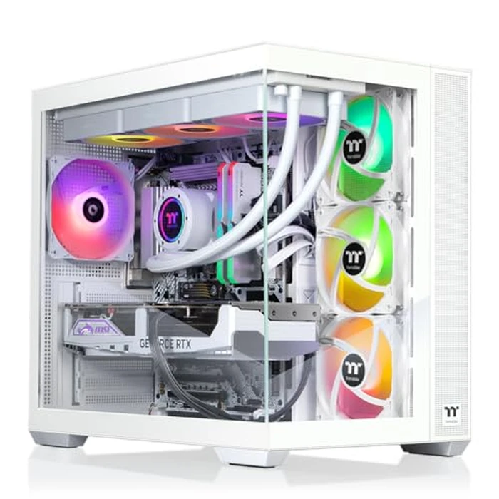 Thermaltake LCGS View i1480S-380 Gaming Desktop (Intel(R) Core(TM) i9-14900KF, ToughRam 32GB DDR5 6000MT/s RGB Memory, NVIDIA(R) GeForce RTX(TM) 5080, 1TB NVMe M.2, WiFi, Windows 11) V38S-Z790-580-LCS by Thermaltake - Image 1