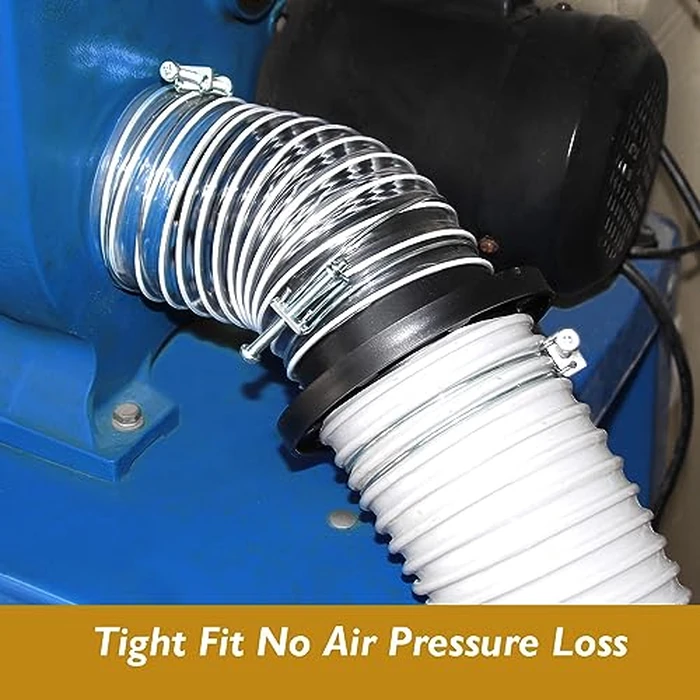 O'SKOOL 4" Magnetic Dust Collection Fittings Kit, Quick Connect Hose, Port and Connectors for Woodworking Dust Collection Systems, DC06 by O'SKOOL - Image 5