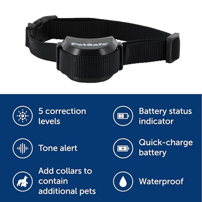 PetSafe Stay & Play Compact Wireless Fence, LCD Screen to Adjust The Circular Boundary, Secure up to a 3,000 Square Metre Area, Use for All Your Pets, Portable System by PetSafe - Image 4
