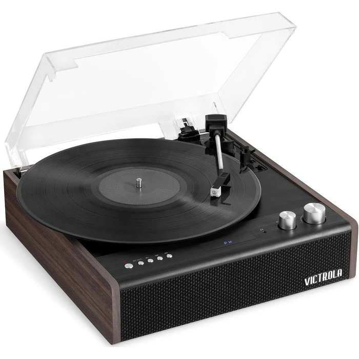 Victrola Eastwood 3-Speed Bluetooth Turntable with Built-in Speakers VTA-72 - Excellent - Espresso by Victrola - Image 1