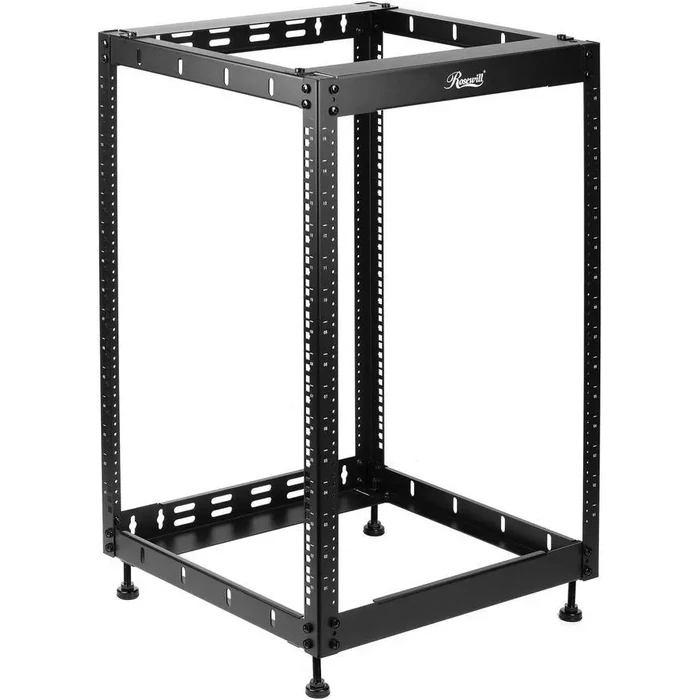 Rosewill 15U Open Frame Network Rack for Servers & AV Gear,Server Rack Floor Standing or Wall Mounted, AV Rack for 19" Networking, Servers and Audio by Rosewill - Image 4