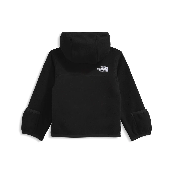 The North Face Baby Glacier Full Zip Hoodie - Soft Fleece Hoodie for Babies, Fold Over Mitts, Comfortable Stretch Fabric, TNF Black, 12 Months by The North Face - Image 3