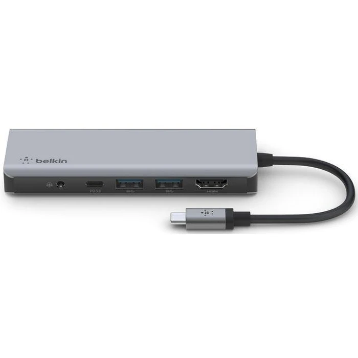 Belkin Connect USB-C 7-in-1 Multiport Hub Adapter - Space Gray by Belkin - Image 2