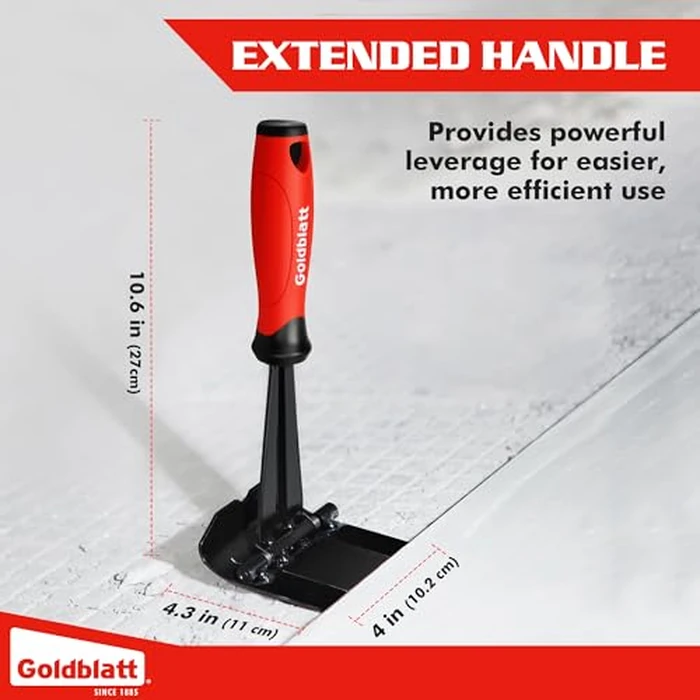 Goldblatt Trim Puller, 4-Inch Tile Removal Multi-Tool for Commercial Work & Home Improvement, Baseboard, Molding, Siding and Floor Removal, Remodeling by Goldblatt - Image 2