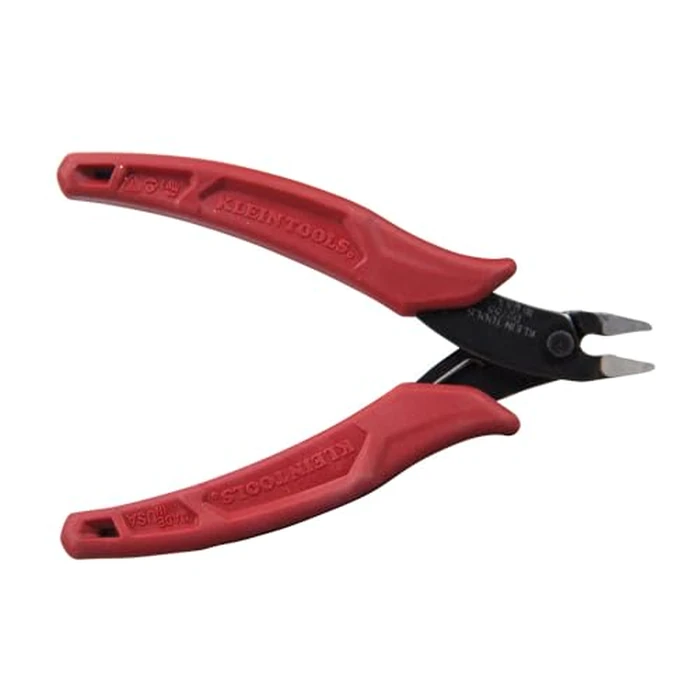 Klein Tools D275-5 Diagonal Flush Cutters, Made in USA, Micro Wire and Compact Zip Tie Cutter, Ultra-Slim Precision for Work in Confined Areas, 5-Inch by KLEIN TOOLS - Image 8