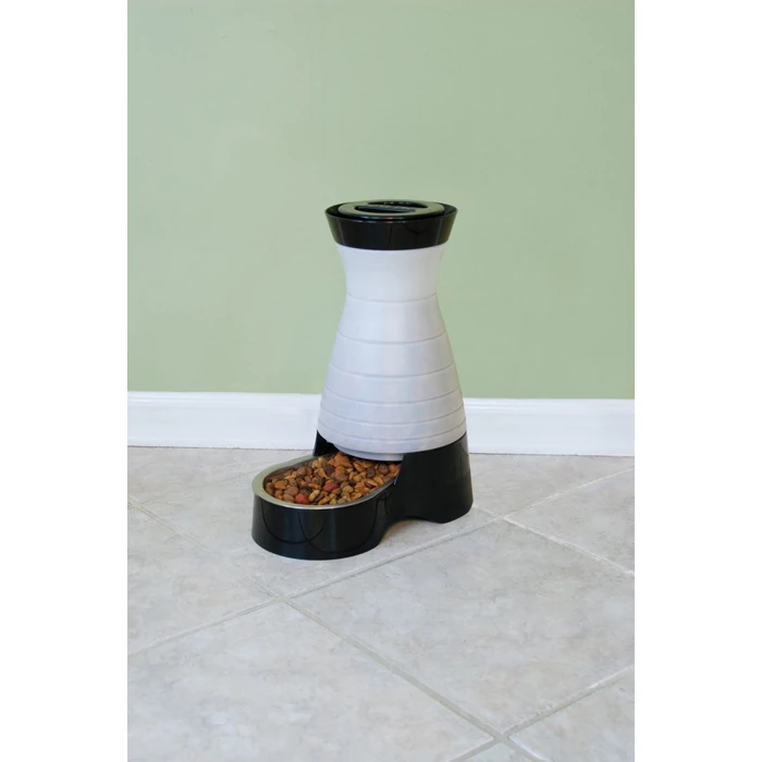 PetSafe Healthy Pet Food Station - Automatic Indoor Gravity Cat & Dog Feeder - Space-Saving Self Feeder - Easy to Clean - Medium - Up to 4 lb Kibble Capacity by PetSafe - Image 2