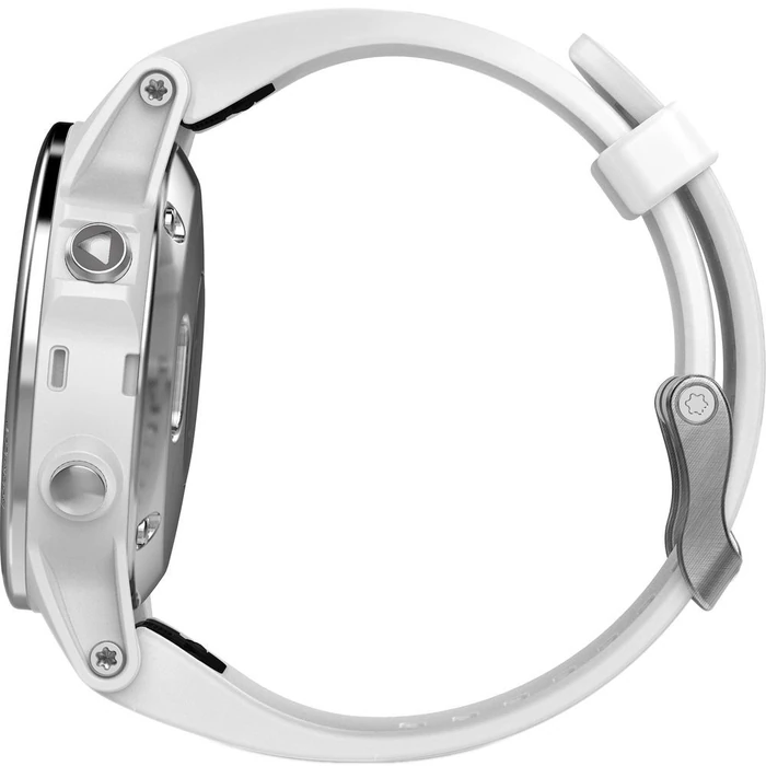Garmin Fenix 5S GPS Smartwatch - 37MB - 42mm - White Sapphire Edition (Polymer) Case with Carrara White Silicone Silicone Band by Garmin - Image 5