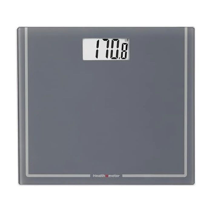 Health o meter Extra Wide Digital Bathroom Scale - 500 lb Capacity, 13.5"x11.8" Platform, Tracks 4 Users, 3.5" LCD Display, Precision Weighing, 2 AAA Batteries - Accurate, Easy to Read, Durable by Health o meter - Used - Very Good condition - US$14.67