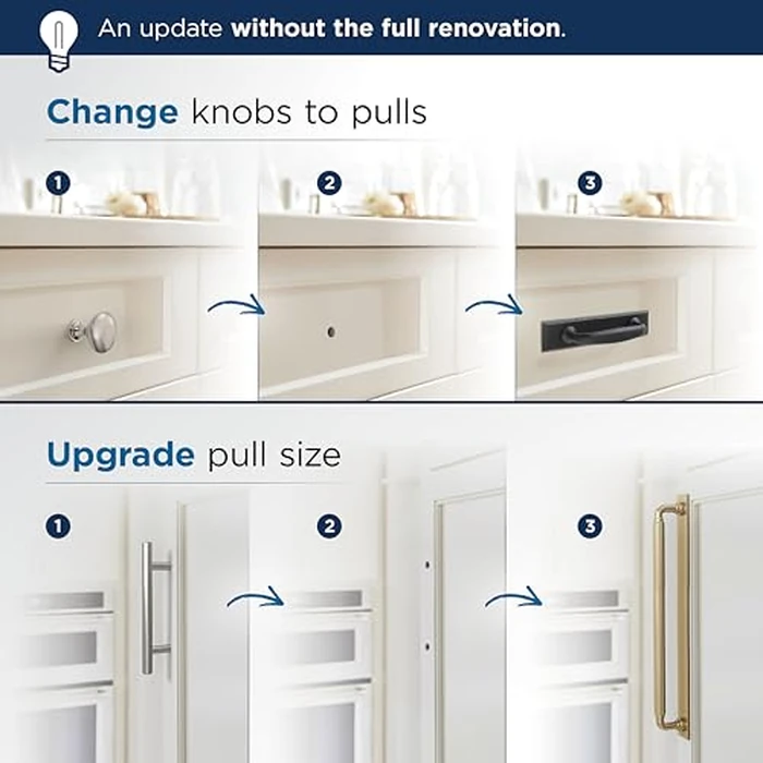 Amerock Ladera 12-5/8 inch (320mm) Center-to-Center Rectangle Matte Black Cabinet Pull Backplate, BP37768MB by Amerock - Image 7