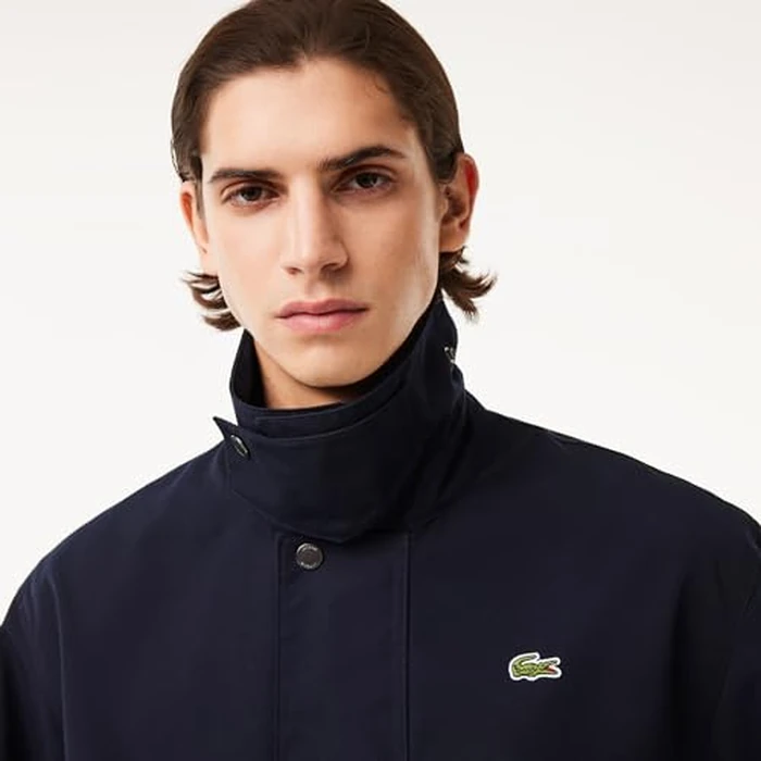 Lacoste Men's Light Weight Short Parka Jacket W/Pockets, Abysm, L/XL by Lacoste - Image 2