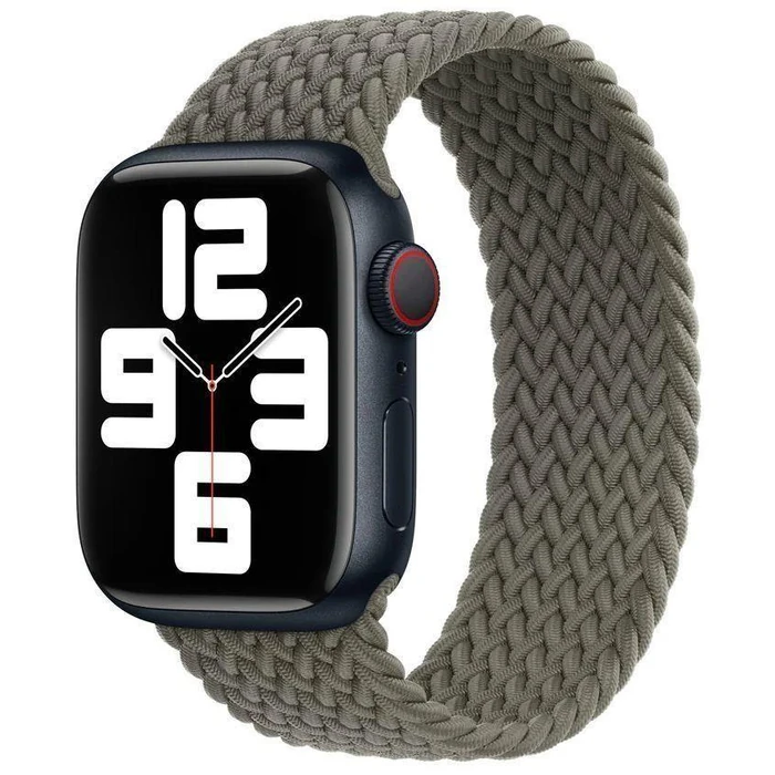 Apple Watch Braided Solo Loop (45mm) - Olive - Size 12 by Apple - Image 2