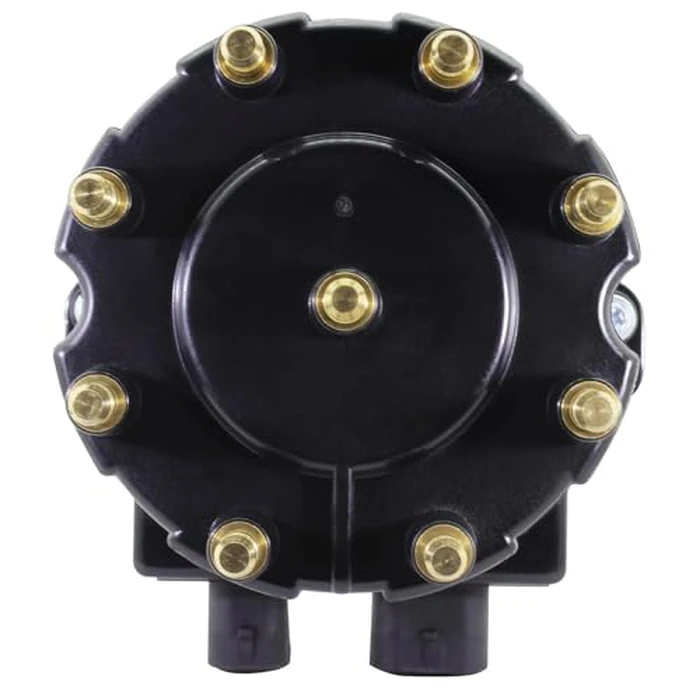 Distributor 100% New Compatible with 87-95 Chevy GMC C/K 1500 2500 3500 Pickup Truck Van Camaro V8 305 350 454 5.0 5.7 7.4L Small Block Big Block TBI EFI LG4 LB9 1103698 1103749 30-1830 Black Cap by BDELI - Image 2