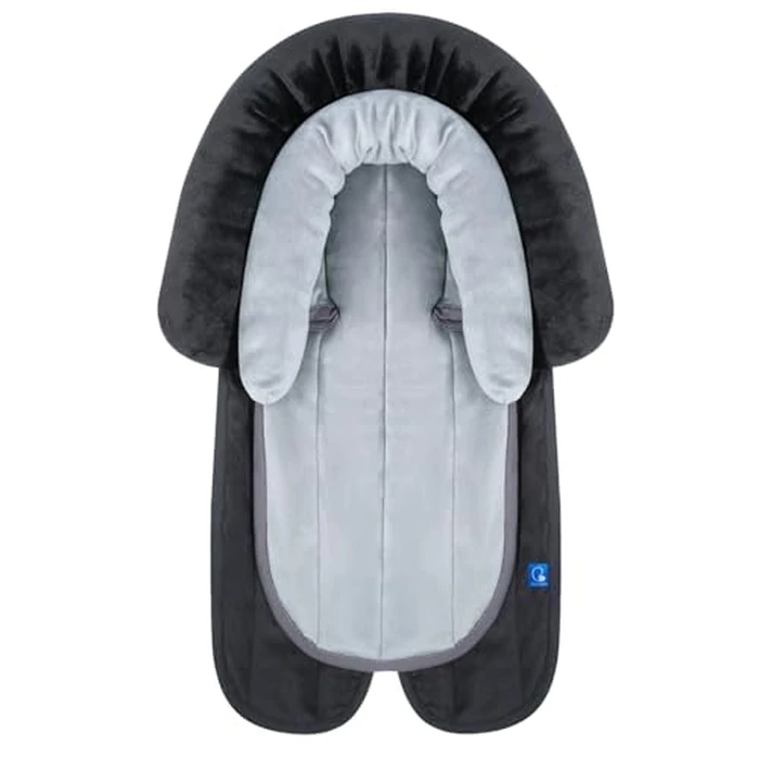 COOLBEBE New 2-in-1 Baby Body Pad for Newborn Infant Toddler - Extra Soft Body Seat Insert Cushion Pad, Perfect for Carseats, Strollers, Swings (Black by COOLBEBE - Used - Acceptable condition - CA$13.45