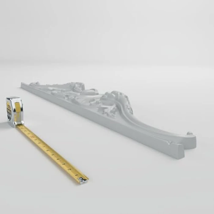 Ekena Millwork 42 3/8"W x 8 3/8"H x 2 1/2"P Kendall Center with Scrolls Onlay by Ekena Millwork - Image 6