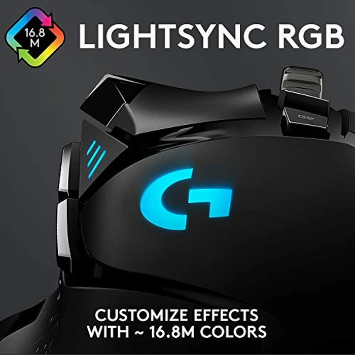Logitech G502 Hero High Performance Wired Gaming Mouse, Hero 25K Sensor, 25,600 DPI, RGB, Adjustable Weights, 11 Programmable Buttons, On-Board Memory, PC/Mac, Black by Logitech G - Image 6