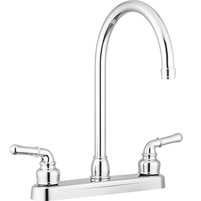 Pacific Bay Lynden Modern High Arc Kitchen Sink Faucet - Metallic Plating Over ABS Plastic - (Polished Chrome) by Pacific Bay - Used - Acceptable condition - US$21.95