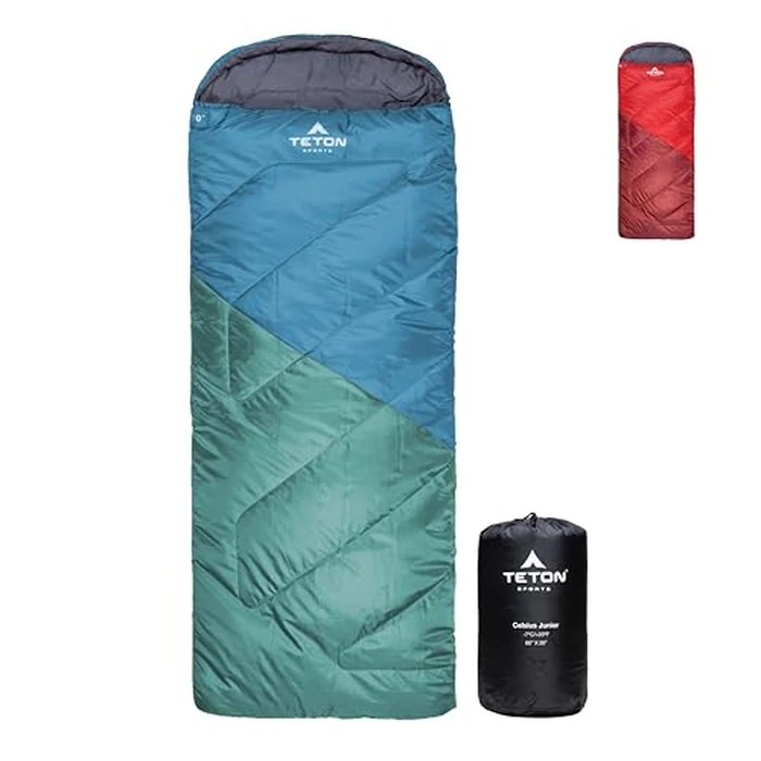 Teton Junior, 20 Degree Sleeping Bag. Finally, Sleeping Bag for Boys, Girls, All Kids, Warm and Comfortable; for All Camping Weather and Built to Last by TETON Sports - Used - Very Good condition - US$53.41
