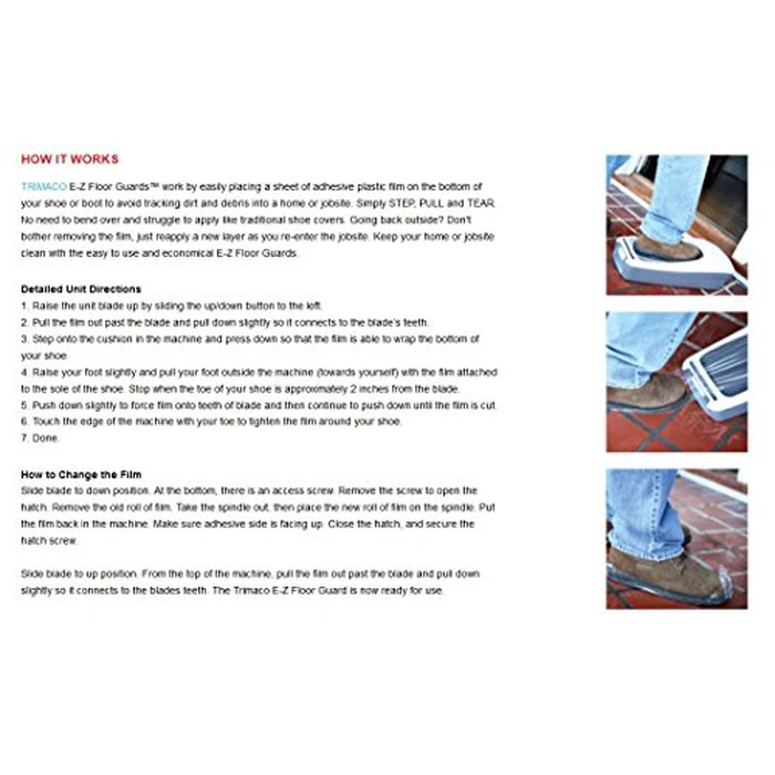 Trimaco E-Z Floor Guard Starter Kit, White by Trimaco - Image 3