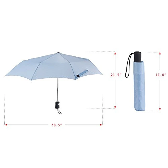 Lewis N. Clark Travel Umbrella: Windproof & Water Repellent Fabric Automatic Open Close by Lewis N. Clark - Image 2