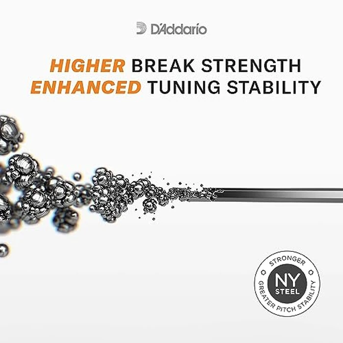 D'Addario Bass Guitar Strings - NYXL Bass Strings - NYXL32130MS - Unrivaled Strength, Tuning Stability, Enhanced Response - For 6 String Multiscale Bass Guitars - 32-130 Regular Light, Multiscale by D'Addario - Image 4