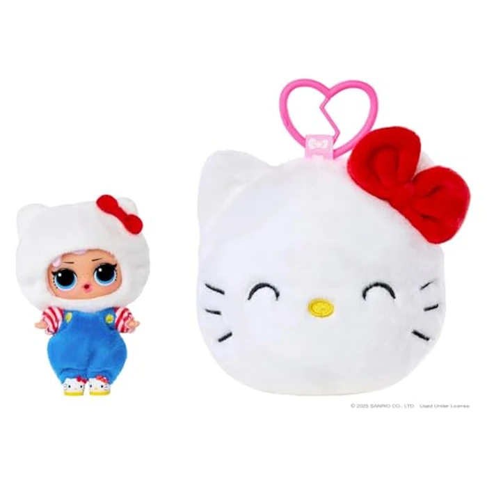 LOL Surprise Loves Hello Kitty and Friends Reversible Plush - Blind Plush with Matching Tot, Sanrio Characters, On-The-Go Play, 5 Surprises, 6 Adorable Styles! by L.O.L. Surprise! - Image 2