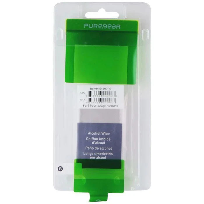 PureGear Tempered Glass Screen Protector for Google Pixel 8 Pro (Bulk Packaging) - Clear by PureGear - Refurbished - Brand New condition