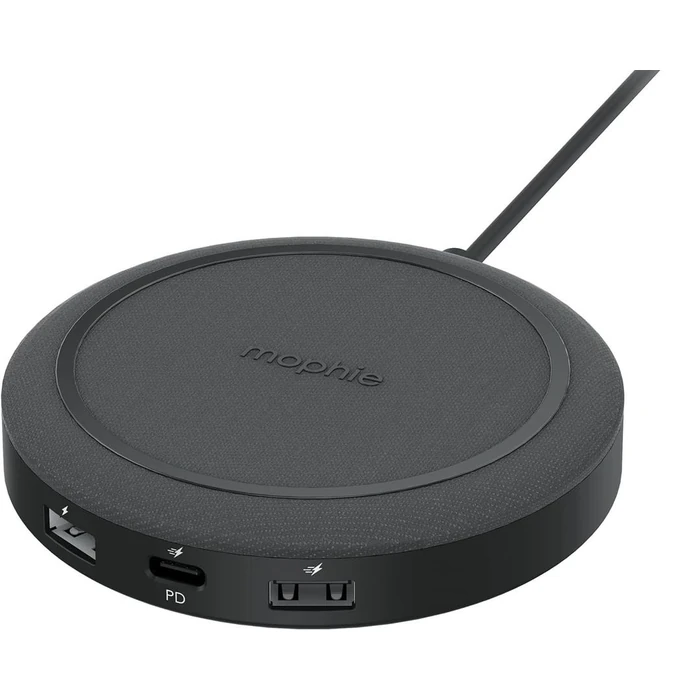 Mophie Universal Wireless Charging Hub - Black by Mophie - Refurbished - Acceptable condition