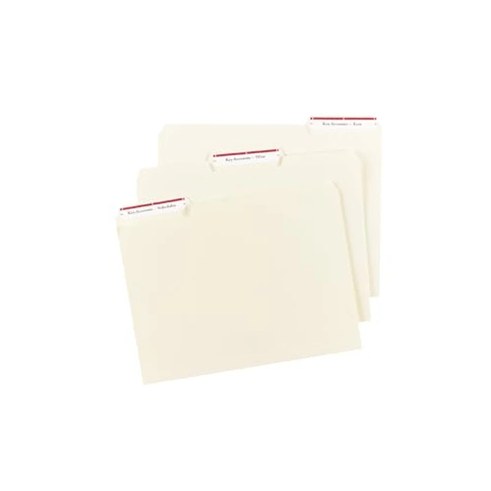 Avery Filing Labels with TrueBlock Technology for Laser/Inkjet Printers, 3-7/16" x 2/3", Red, File Tab Labels, Folder Labels, Rectangle, 600 Labels, Permanent (5066) Made in Canada by Avery - Image 4