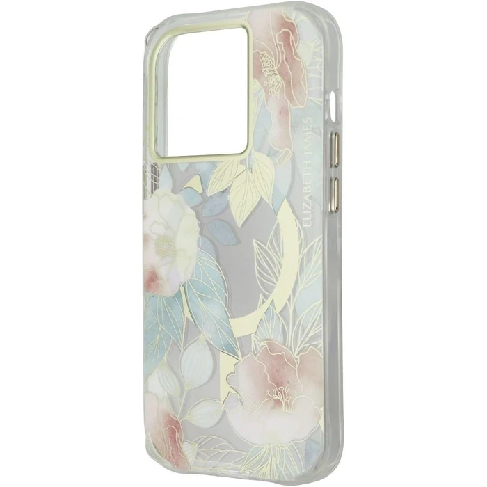 Elizabeth James Case with MagSafe for iPhone 14 Pro Max - Blooms in Bordeaux by Elizabeth James - Image 1