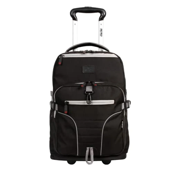 J World Lunar Rolling Backpack. Laptop Bag With Wheels. Wheeled Carry-On Travel Luggage, Black by J World New York - Used - Like New condition - US$38.75
