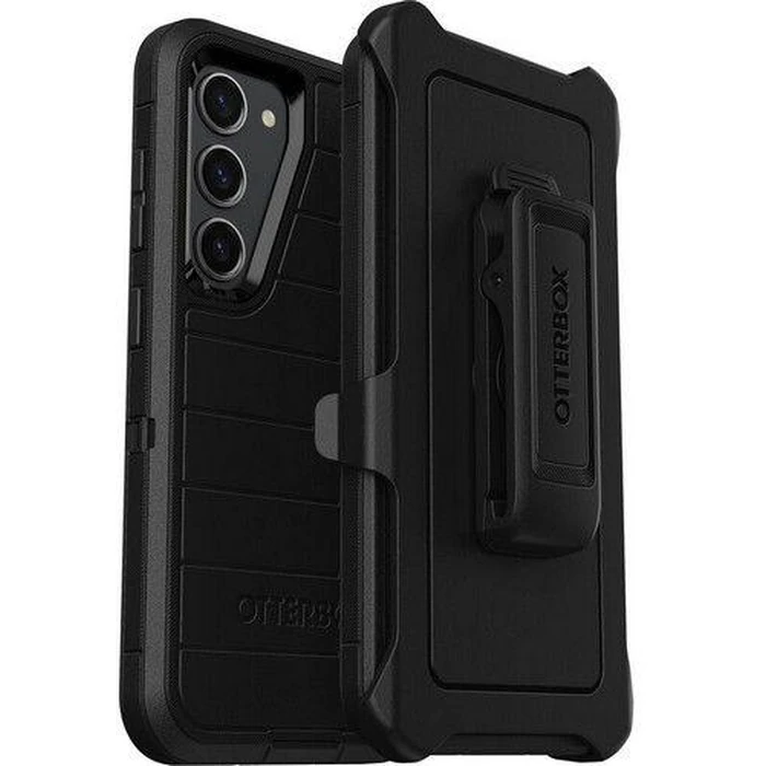 Otterbox Defender Series Phone Case + Holster for Samsung Galaxy S23 - Black by Otterbox - Image 1