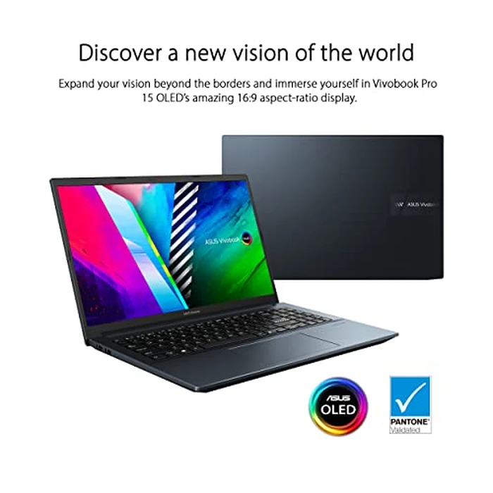 ASUS VivoBook Pro 15 OLED Slim Laptop, 15.6” FHD OLED Display, Intel Core i5-11300H CPU, NVIDIA GeForce GTX 1650 Max Q, 8GB RAM, 512GB SSD, Windows 11 Home, Quiet Blue, K3500PH-DB51 by ASUS - Image 3