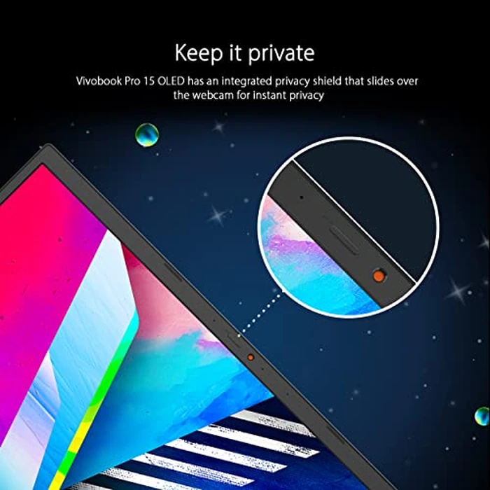 ASUS VivoBook Pro 15 OLED Slim Laptop, 15.6” FHD OLED Display, Intel Core i5-11300H CPU, NVIDIA GeForce GTX 1650 Max Q, 8GB RAM, 512GB SSD, Windows 11 Home, Quiet Blue, K3500PH-DB51 by ASUS - Image 4