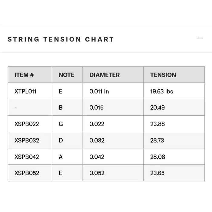 D'Addario Acoustic Guitar Strings, XS Phosphor Bronze Coated, XSAPB1152, Custom Light Gauge 11-52, 6-String Set, Pack of 1 by D'Addario - Image 7