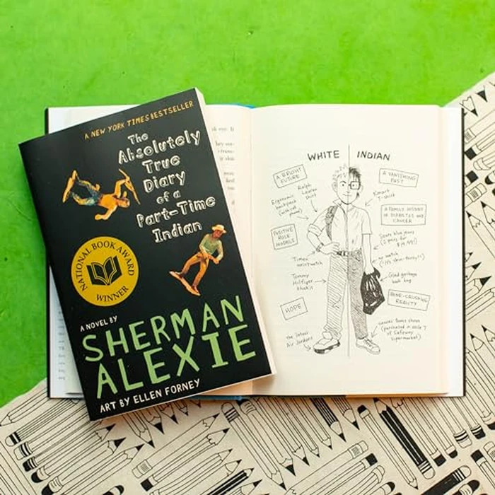 The Absolutely True Diary of a Part-Time Indian (National Book Award Winner) by LITTLE, BROWN - Image 3