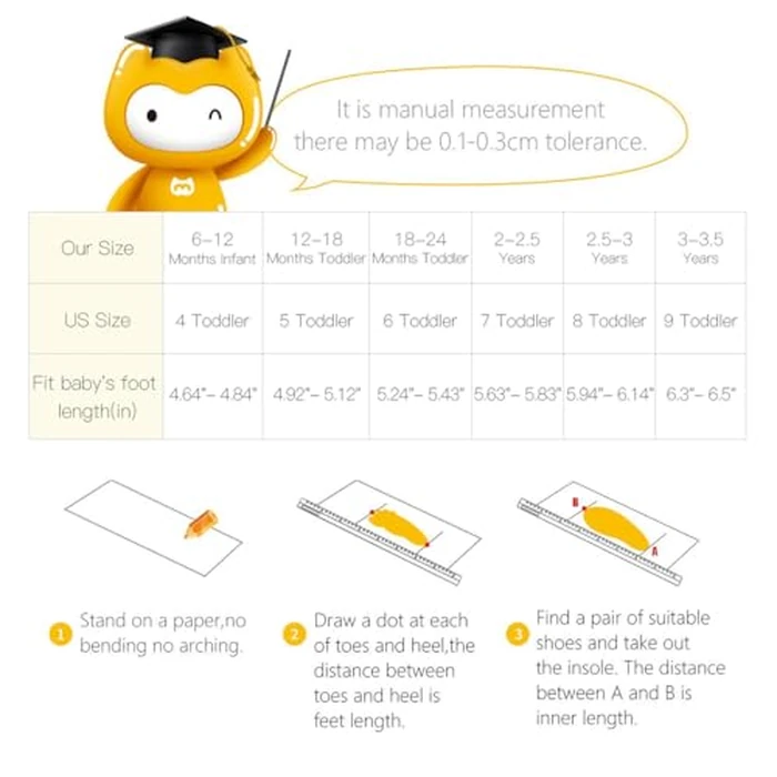 BMCiTYBM Baby Shoes Boys Girls Barefoot First Walking Shoes Breathable Mesh Walker Sneakers Tennis Outdoor Indoor Slip On 18-24 Months Toddler White Size 6 Toddler by BMCiTYBM - Image 6