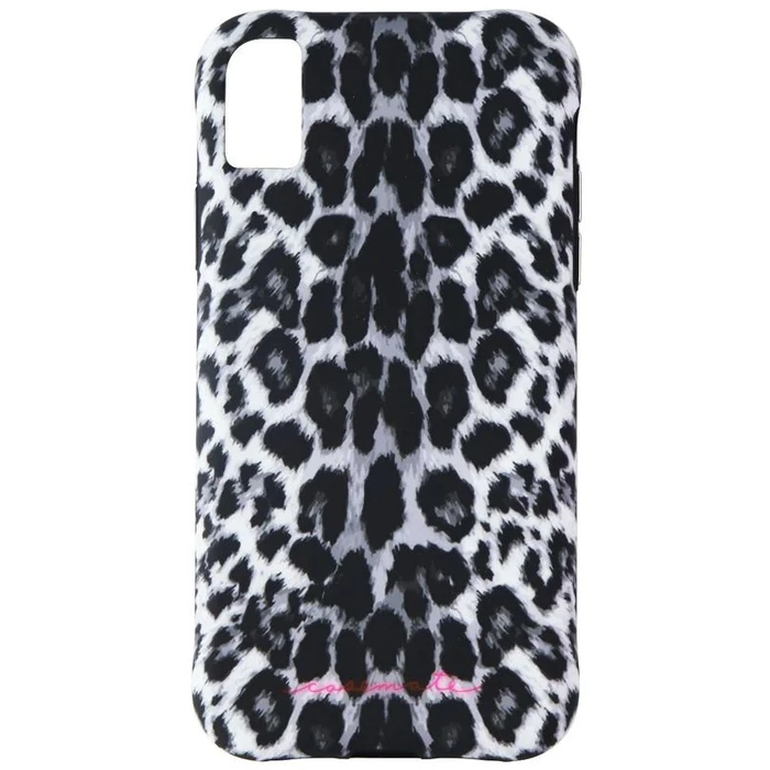 Case-Mate Wallpaper Series Phone Case for iPhone XR - Gray Leopard by Case-Mate - Image 1