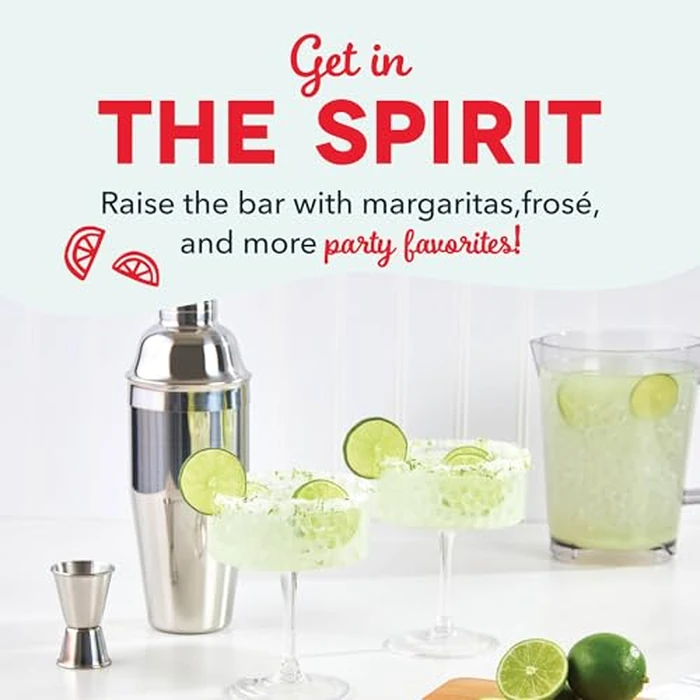 Dash Deluxe Shaved Ice & Slushy Maker - Easy-to-Use Slushy & Snow Cone Maker - Includes Serving Pitcher & Recipe Guide for Homemade Treats - Aqua by DASH - Image 6