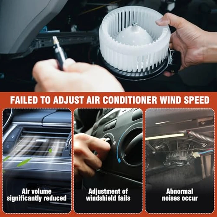 AC Heater Blower Motor with Fan Fit for Ford Escape 2013-2019, Transit Connect 2014-2022, Focus 2012-2018, C-Max 2013-2018,Replacement for OE# 700272, GV6Z19805AA, GV6Z19805B, H1FZ19805A, H1FZ19805B by COOLIGO - Image 6