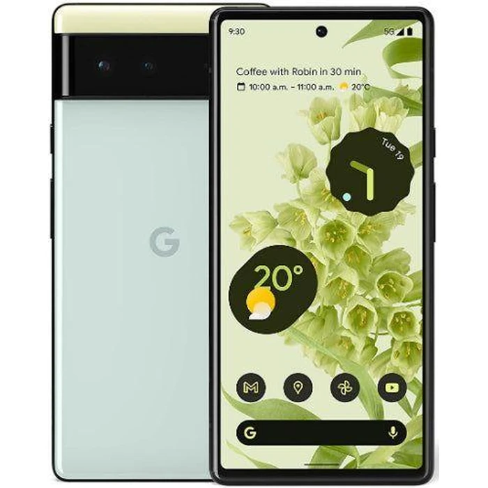 Google Pixel 6 - 128GB - Sorta Seafoam - Unlocked by Google - Refurbished - Good condition - US$174.49