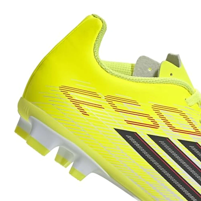 adidas Unisex-Kids F50 Club Firm Ground/Multi Ground J, Team Solar Yellow/Black/Lucid Red, 13 by adidas - Image 5